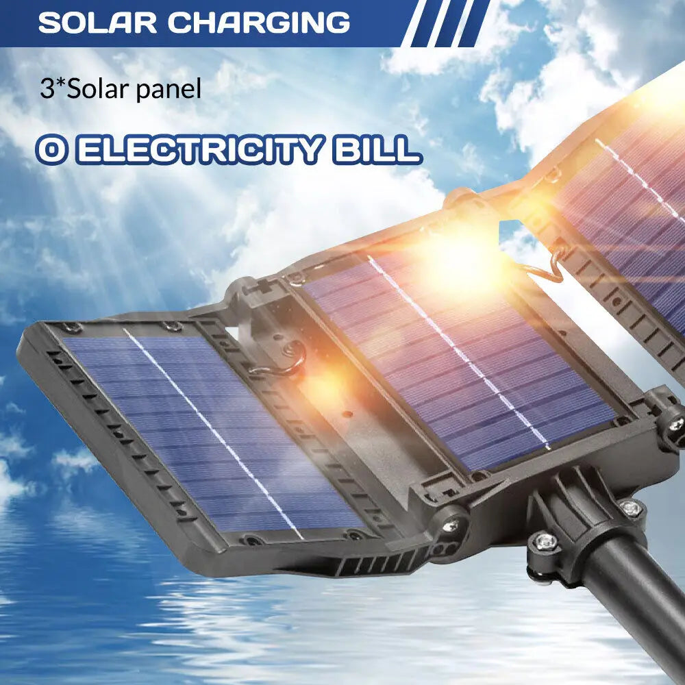 450 LED Solar Lights Outdoor Garden Waterproof